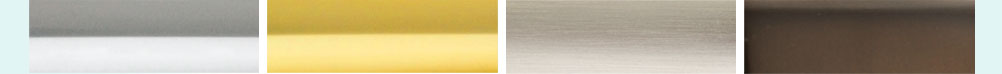 Shower glass finishes